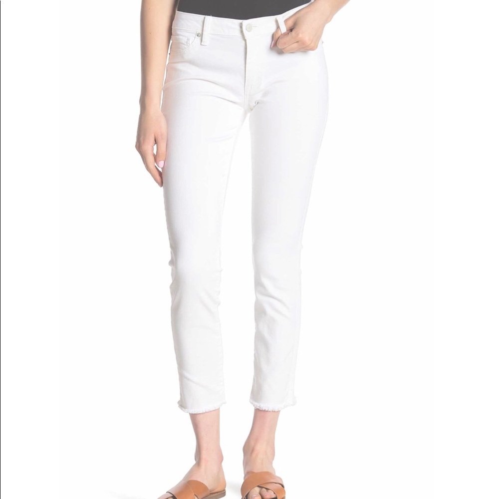 Lucky Brand Lolita Crop White Jeans